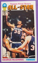 1976 Topps Base Set #128 George McGinnis