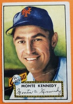 1952 Topps Base Set #124 Monte Kennedy