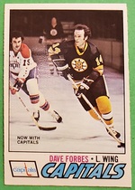 1977 O-Pee-Chee OPC Base Set #143 Dave Forbes