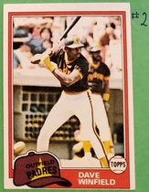 1981 Topps Base Set #370 Dave Winfield