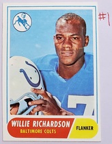 1968 Topps Base Set #152 Willie Richardson