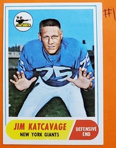 1968 Topps Base Set #187 Jim Katcavage
