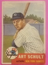 1953 Topps Base Set #167 Art Schult