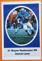 1972 Sunoco Stamps #215 Wayne Rasmussen