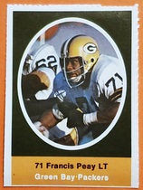 1972 Sunoco Stamps #218 Francis Peay