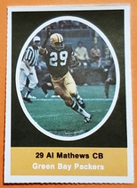 1972 Sunoco Stamps #239 Al Matthews