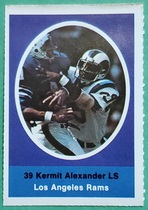 1972 Sunoco Stamps #310 Kermit Alexander