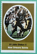 1972 Sunoco Stamps #388 John Didion