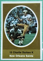 1972 Sunoco Stamps #396 Charlie Durkee