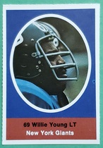 1972 Sunoco Stamps #410 Willie Young