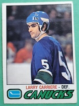 1977 O-Pee-Chee OPC Base Set #304 Larry Carriere
