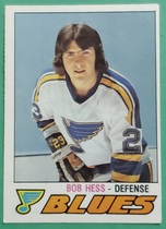 1977 O-Pee-Chee OPC Base Set #394 Bob Hess