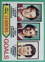 1977 O-Pee-Chee OPC Base Set #1 Goals Leaders
