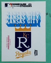 1979 Fleer Grand Slam Hi-Gloss Stickers #NNO Kansas City Royals
