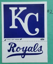 1979 Fleer Grand Slam Hi-Gloss Stickers #NNO Kansas City Royals