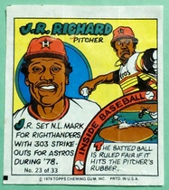 1979 Topps Comics #23 J.R. Richard