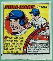 1979 Topps Comics #24 Steve Garvey