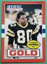 1985 Topps USFL #32 Leonard Harris