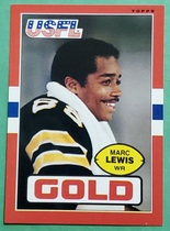 1985 Topps USFL #34 Marc Lewis