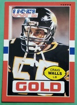 1985 Topps USFL #37 Craig Walls