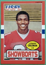 1985 Topps USFL #68 Leonard Coleman