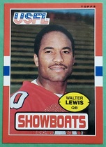 1985 Topps USFL #72 Walter Lewis