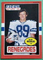 1985 Topps USFL #101 Bob Niziolek