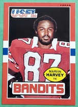 1985 Topps USFL #129 Marvin Harvey