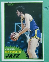 1981 Topps Base Set #W105 Ben Poquette