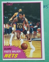 1981 Topps Base Set #E83 Foots Walker