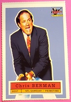 1995 ESPN NFL Announcers Ad Cards #12 Chris Berman