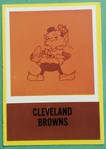 1967 Philadelphia Base Set #48 Browns Logo