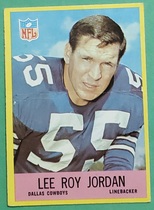 1967 Philadelphia Base Set #54 Lee Roy Jordan