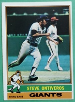 1976 Topps Base Set #284 Steve Ontiveros