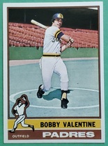 1976 Topps Base Set #366 Bobby Valentine
