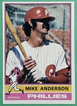 1976 Topps Base Set #527 Mike Anderson