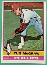 1976 Topps Base Set #565 Tug McGraw