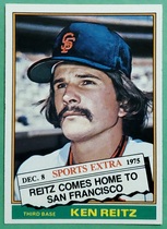 1976 Topps Traded #158T Ken Reitz
