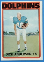 1972 Topps Base Set #98 Dick Anderson