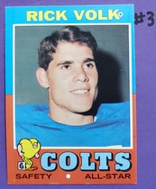 1971 Topps Base Set #32 Rick Volk