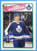 1988 O-Pee-Chee OPC Base Set #245 Luke Richardson