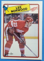 1988 O-Pee-Chee OPC Base Set #240 Lee Norwood