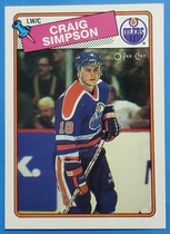 1988 O-Pee-Chee OPC Base Set #27 Craig Simpson