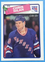 1988 O-Pee-Chee OPC Base Set #31 Chris Nilan