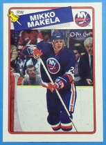 1988 O-Pee-Chee OPC Base Set #44 Mikko Makela