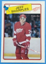 1988 O-Pee-Chee OPC Base Set #48 Jeff Sharples