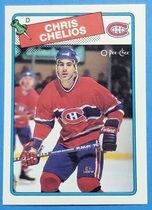 1988 O-Pee-Chee OPC Base Set #49 Chris Chelios