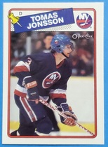 1988 O-Pee-Chee OPC Base Set #108 Tomas Jonsson