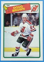 1988 O-Pee-Chee OPC Base Set #115 Doug Brown