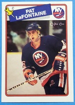 1988 O-Pee-Chee OPC Base Set #123 Pat LaFontaine